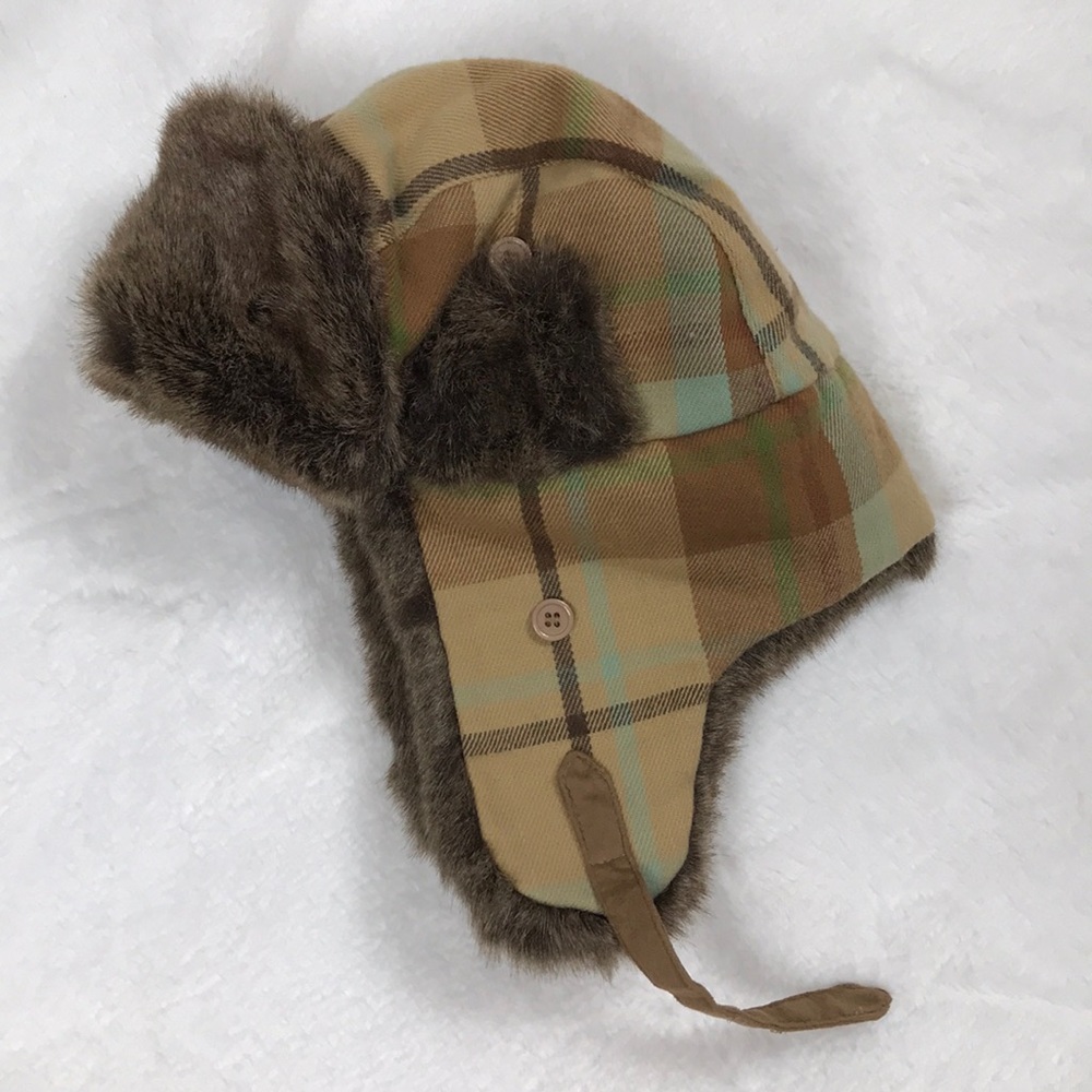 Warm Women’s Plaid Lumberjack Trapper Hat